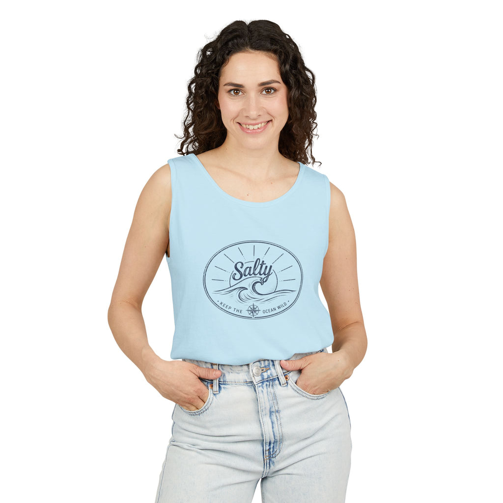 Keep The Ocean Wild  - Salty- Vintage Unisex Tank Top