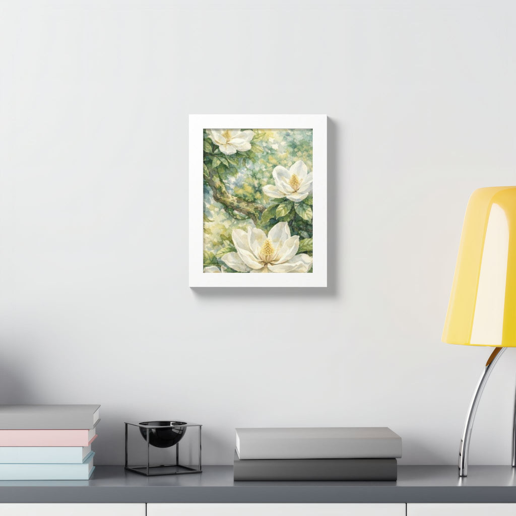 Magnolia Grace – Set of 3 Botanical Watercolor Prints