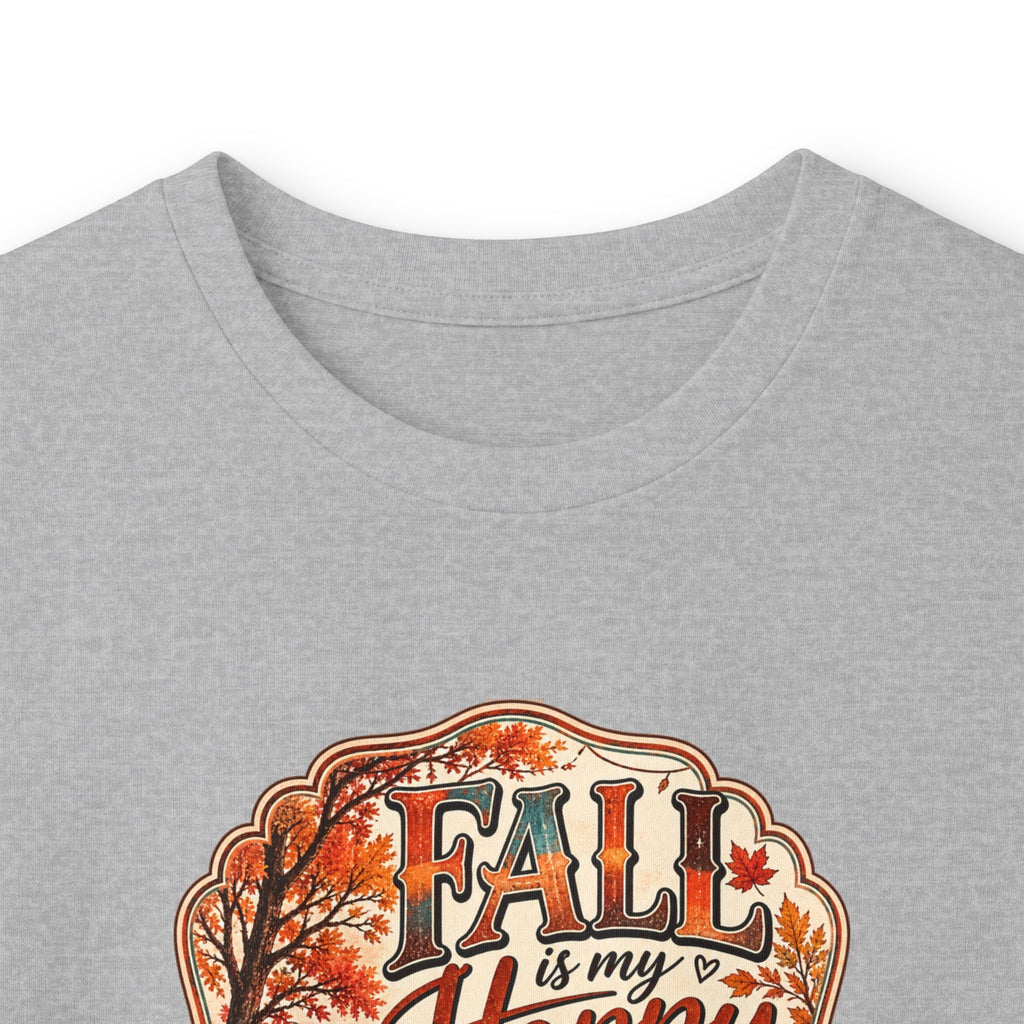Fall Is My Happy Place | Golden Retriever Fall Shirt | Country Autumn Dog Design | Vintage Truck Pumpkin Sweatshirt - Unisex Ultra Cotton Long Sleeve Tee