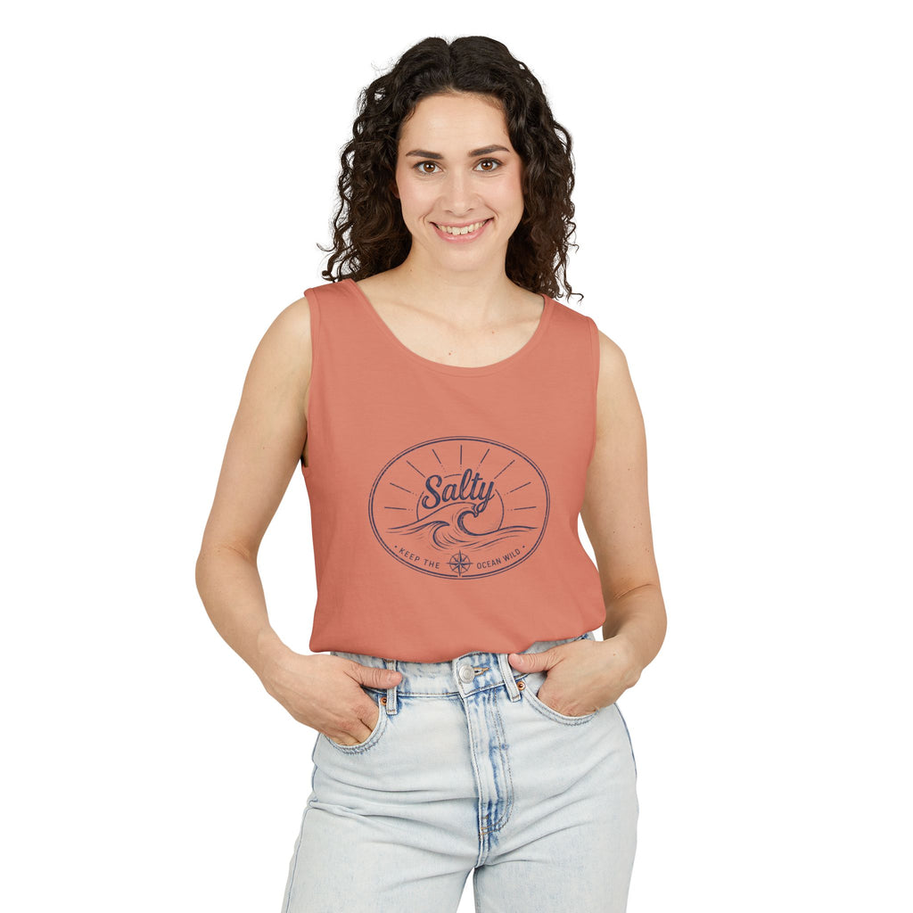 Keep The Ocean Wild  - Salty- Vintage Unisex Tank Top