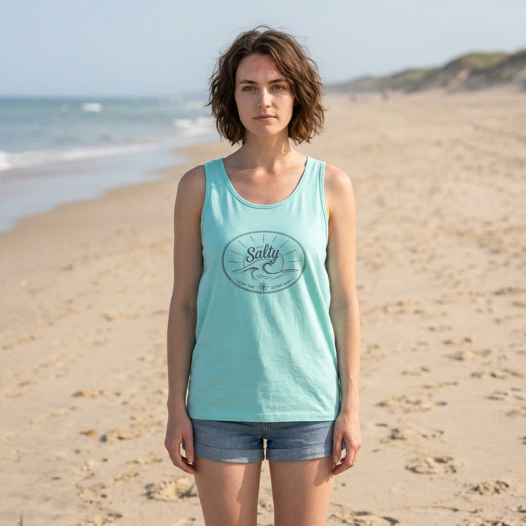 Keep The Ocean Wild  - Salty- Vintage Unisex Tank Top