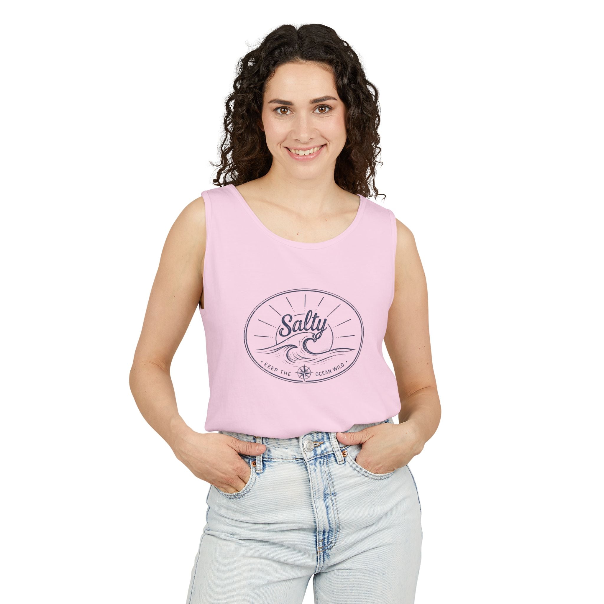Keep The Ocean Wild  - Salty- Vintage Unisex Tank Top
