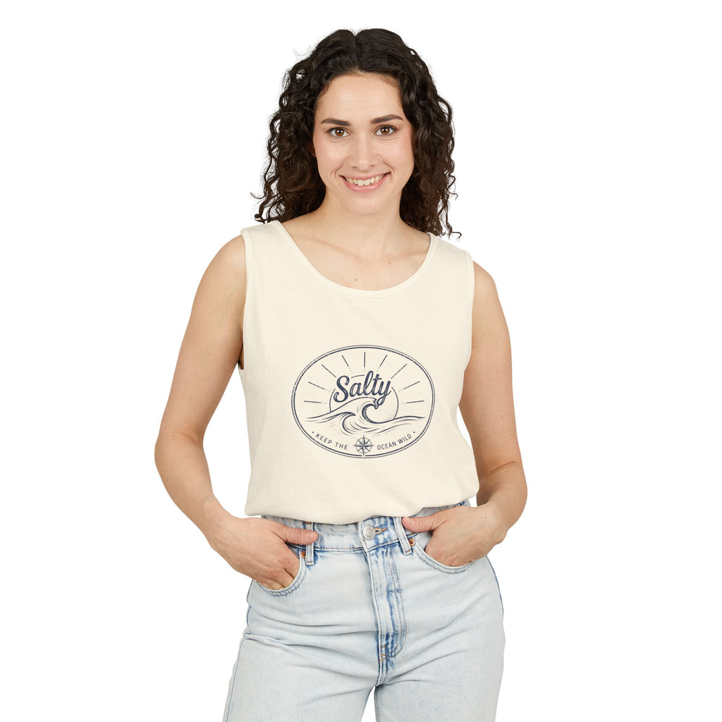 Keep The Ocean Wild  - Salty- Vintage Unisex Tank Top