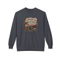 Spooky With a Southern Drawl – Western Halloween Design - Unisex Midweight Softstyle Fleece Crewneck Sweatshirt