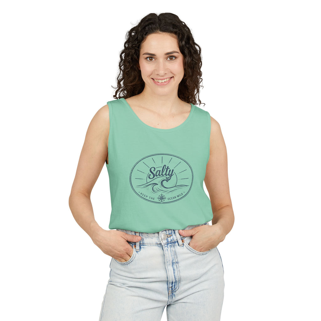 Keep The Ocean Wild  - Salty- Vintage Unisex Tank Top